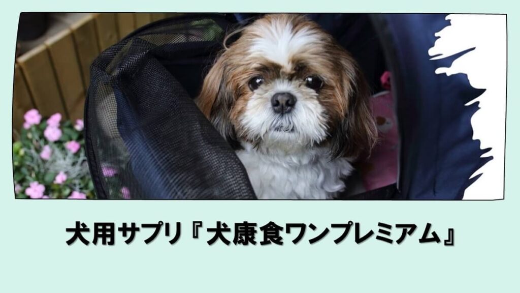 犬用サプリ「犬康食ワンプレミアム」